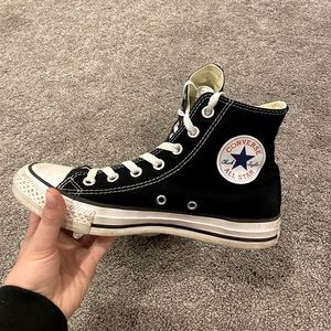 Black Converse Hi-tops